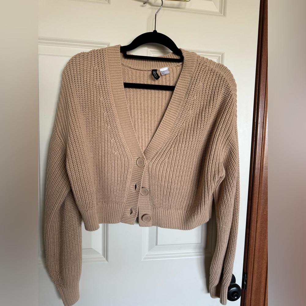 Tan Cardigan in size M